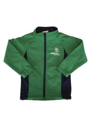 Hillpark Primary School Softshell Jacket Emerald/Navy